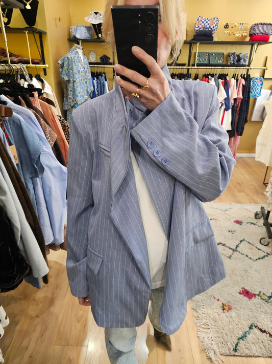 Veste bleue rayée Johanna Paris