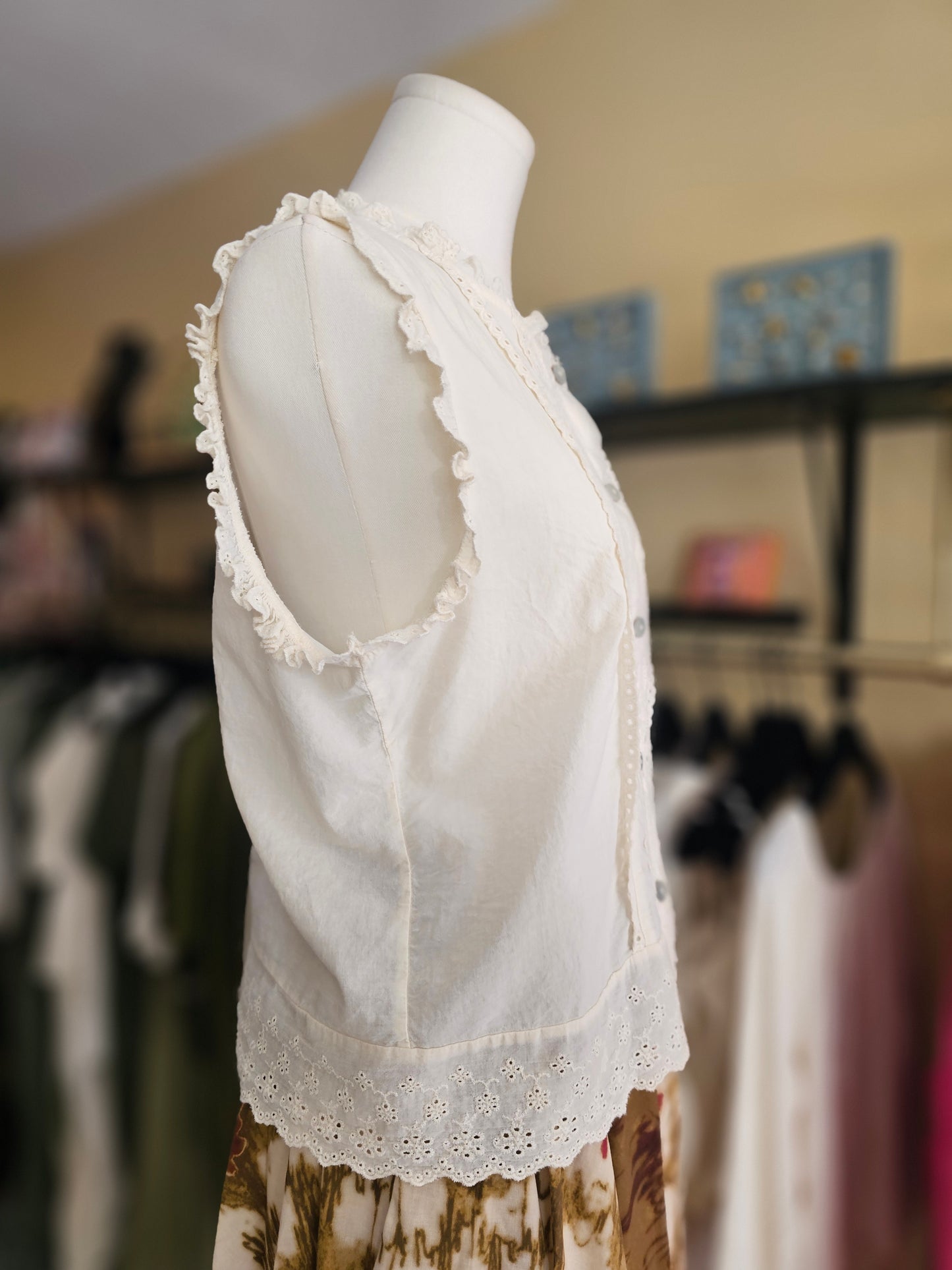 Top ecru johanna paris