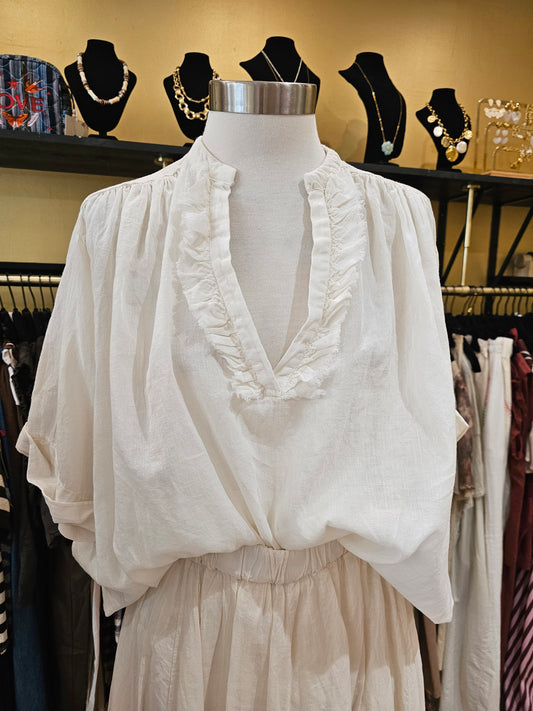 Top ecru johanna paris