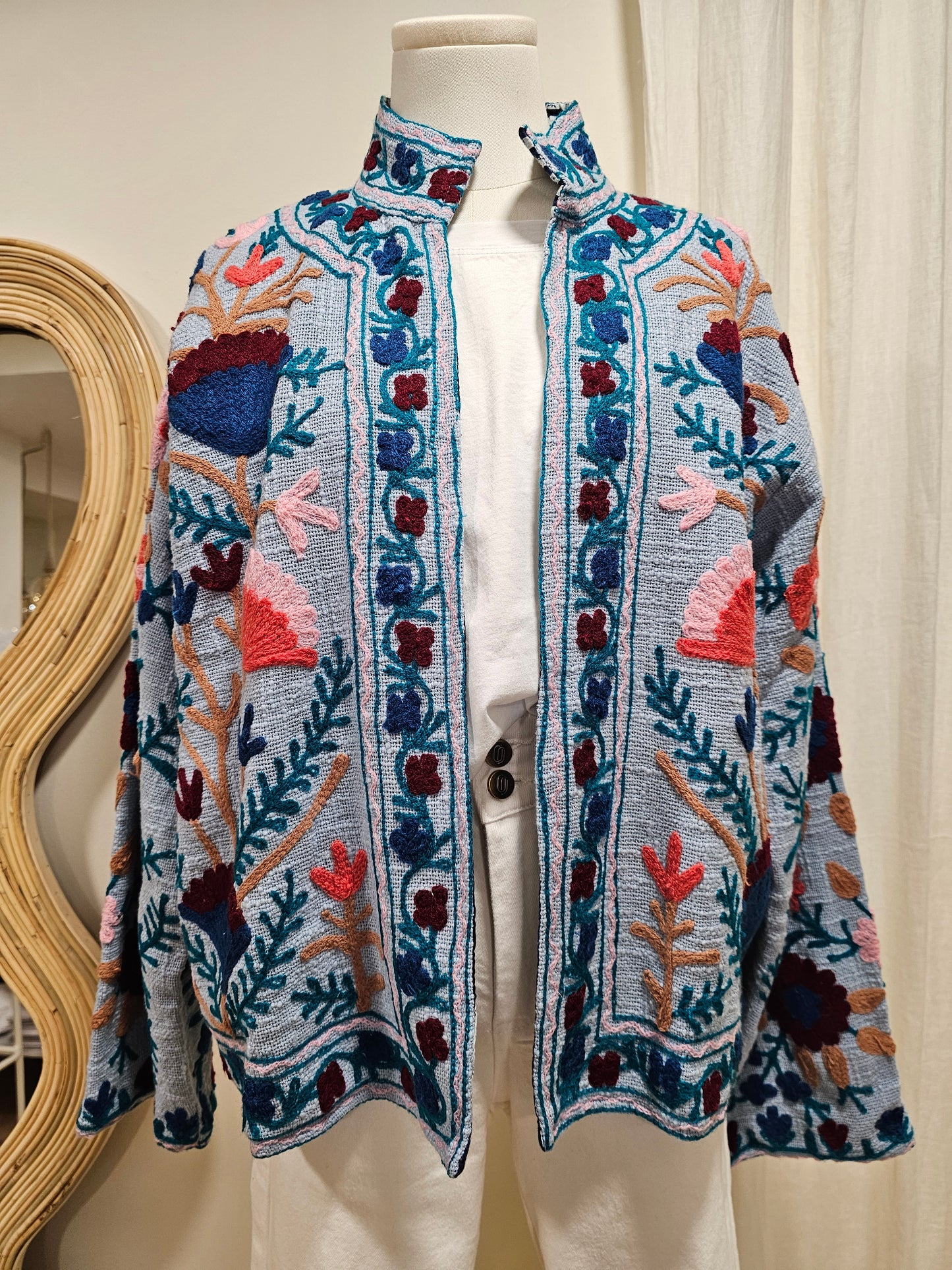 Veste brodée Johanna Paris