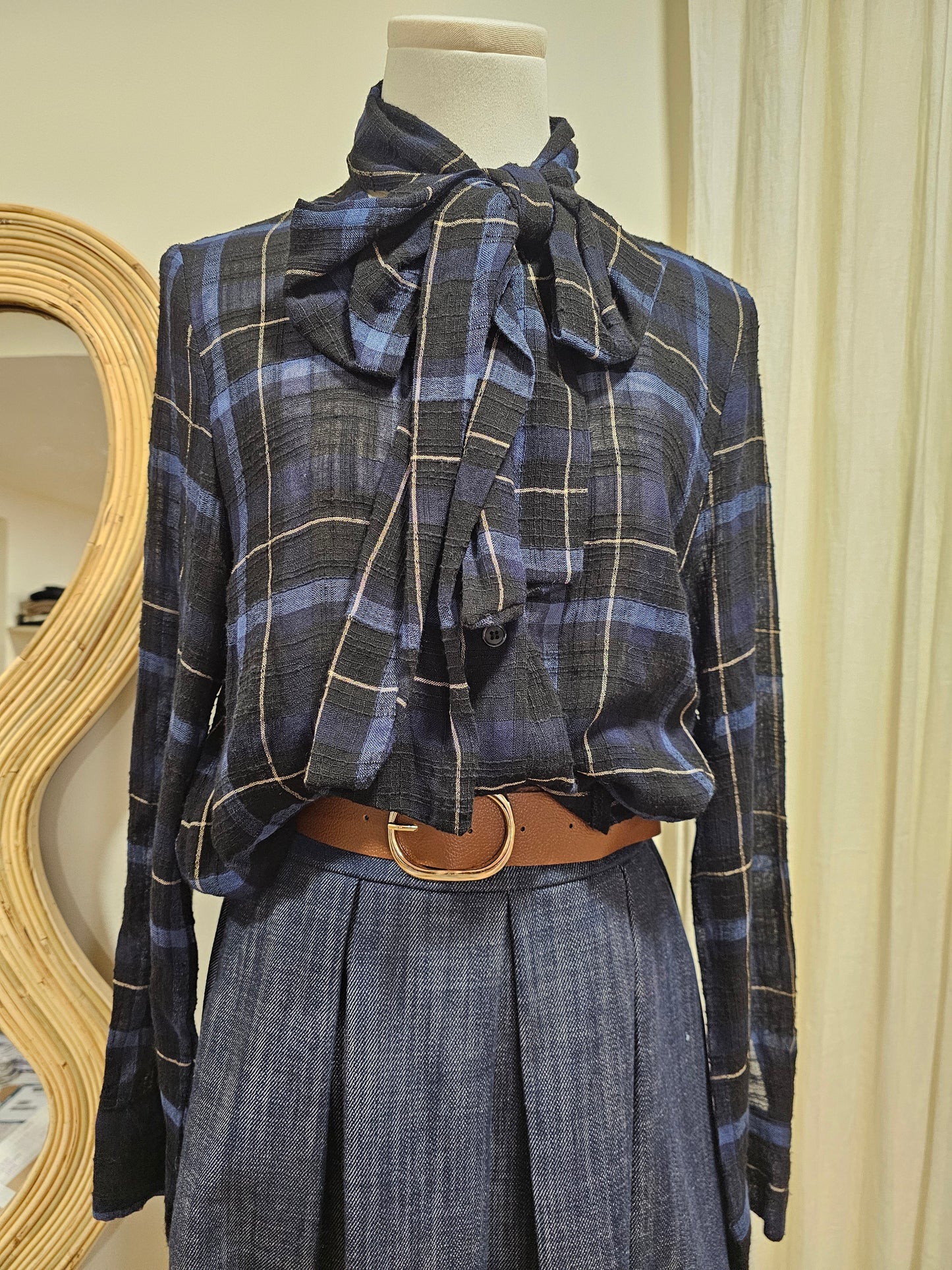 Chemise col lavallière Johanna Paris