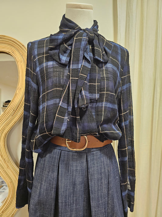 Chemise col lavallière Johanna Paris