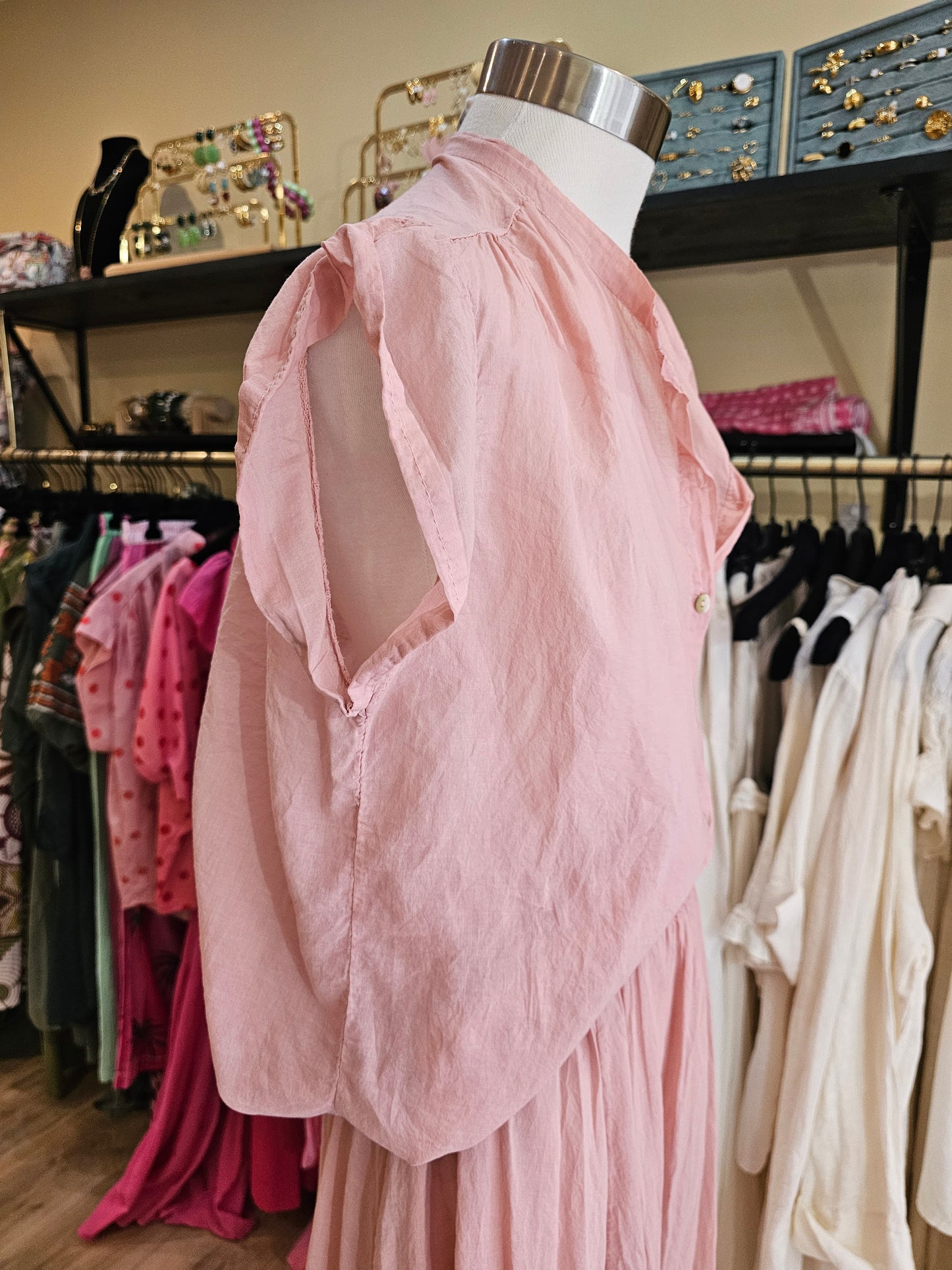 Chemise rose johanna paris
