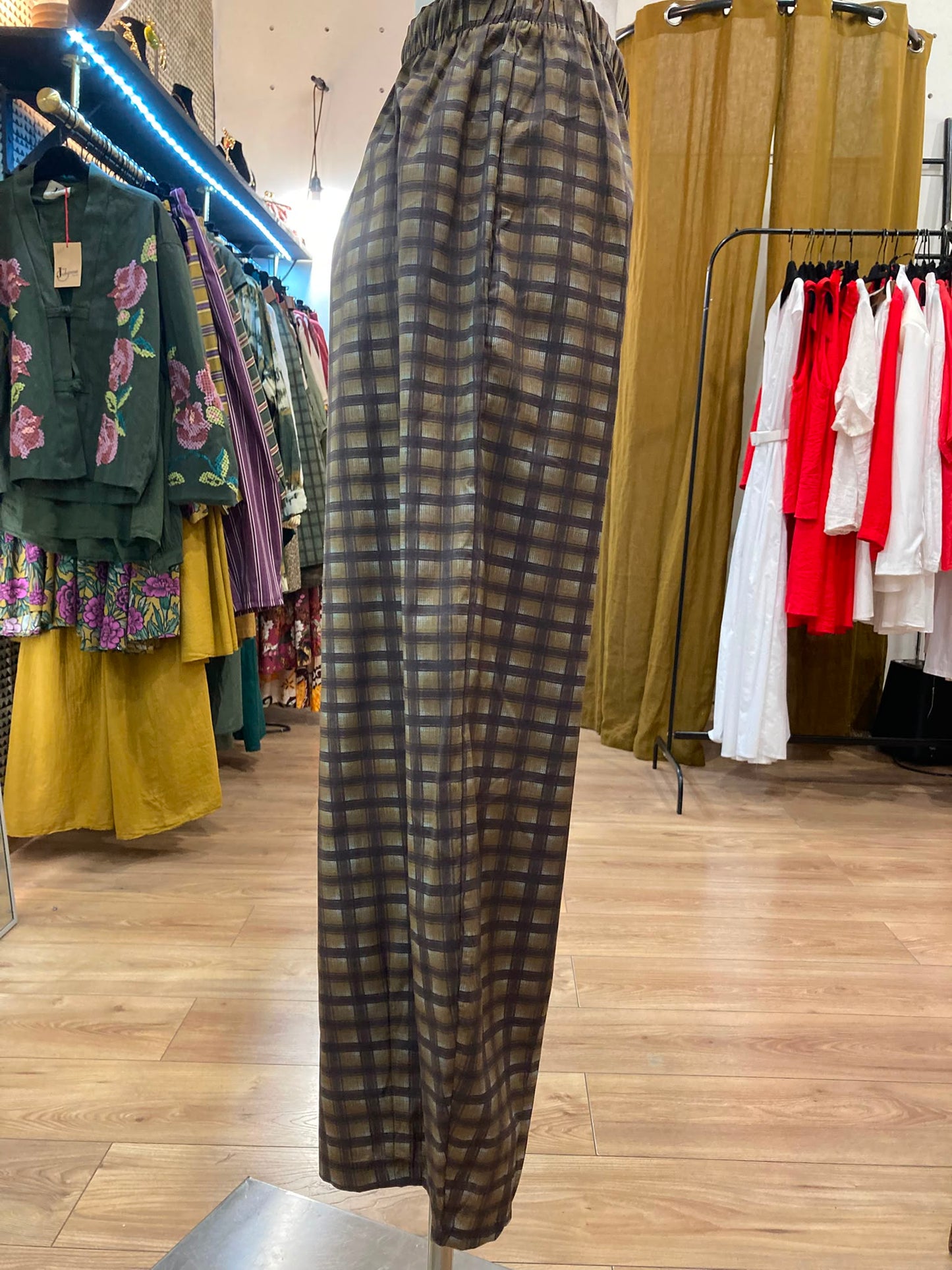 Pantalon a carreaux Johanna Paris