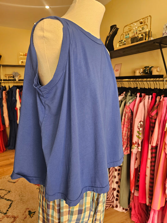 Top biba bleu roi johanna paris
