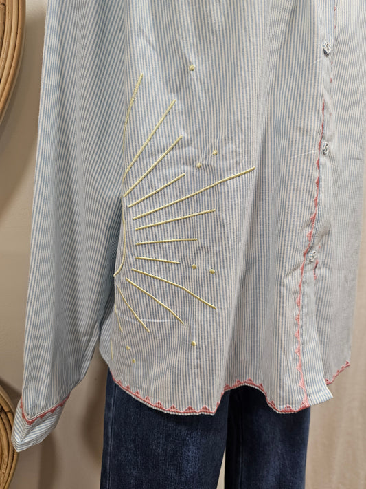 Chemise brodée Johanna Paris