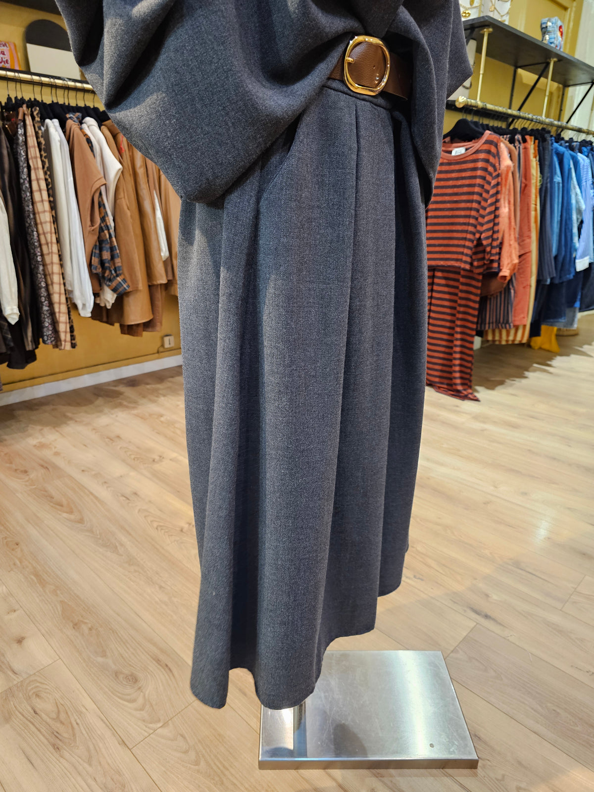 Jupe anthracite Johanna Paris