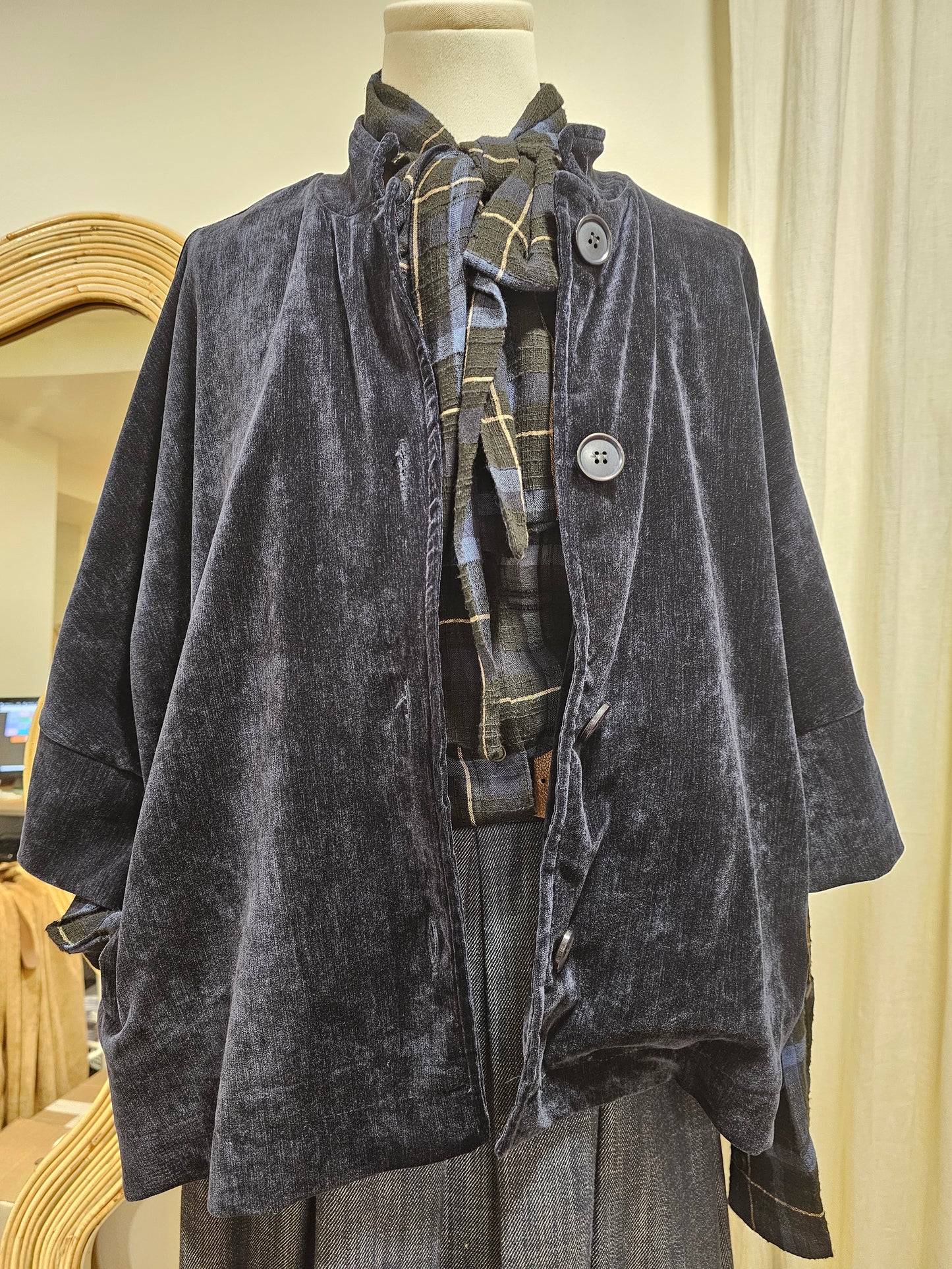 Veste velours sans manche Johanna Paris