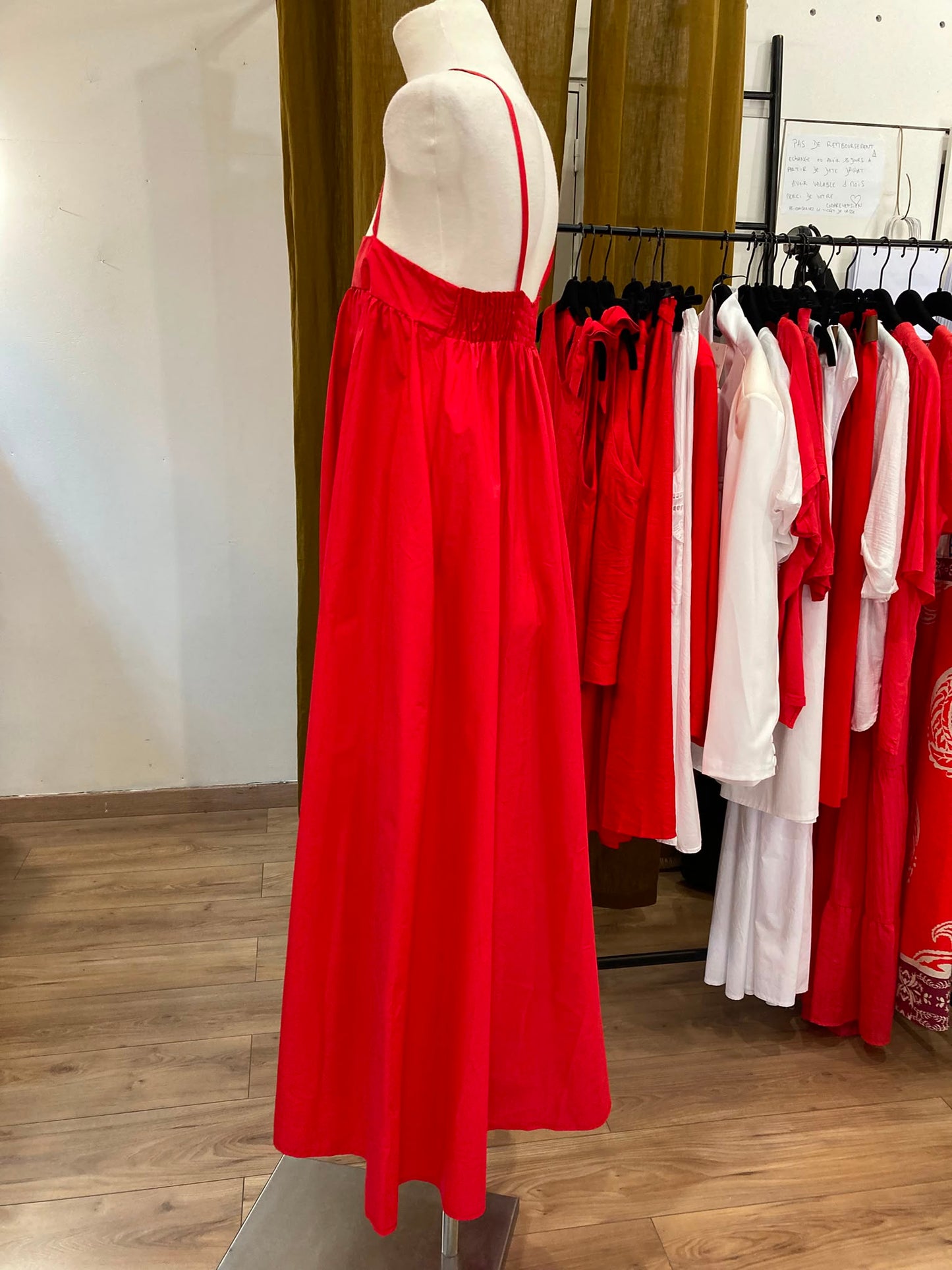 Robe rouge johanna paris