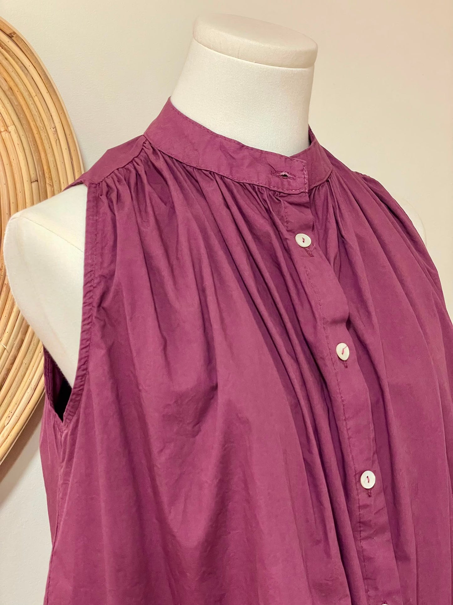 Top en coton prune Johanna paris