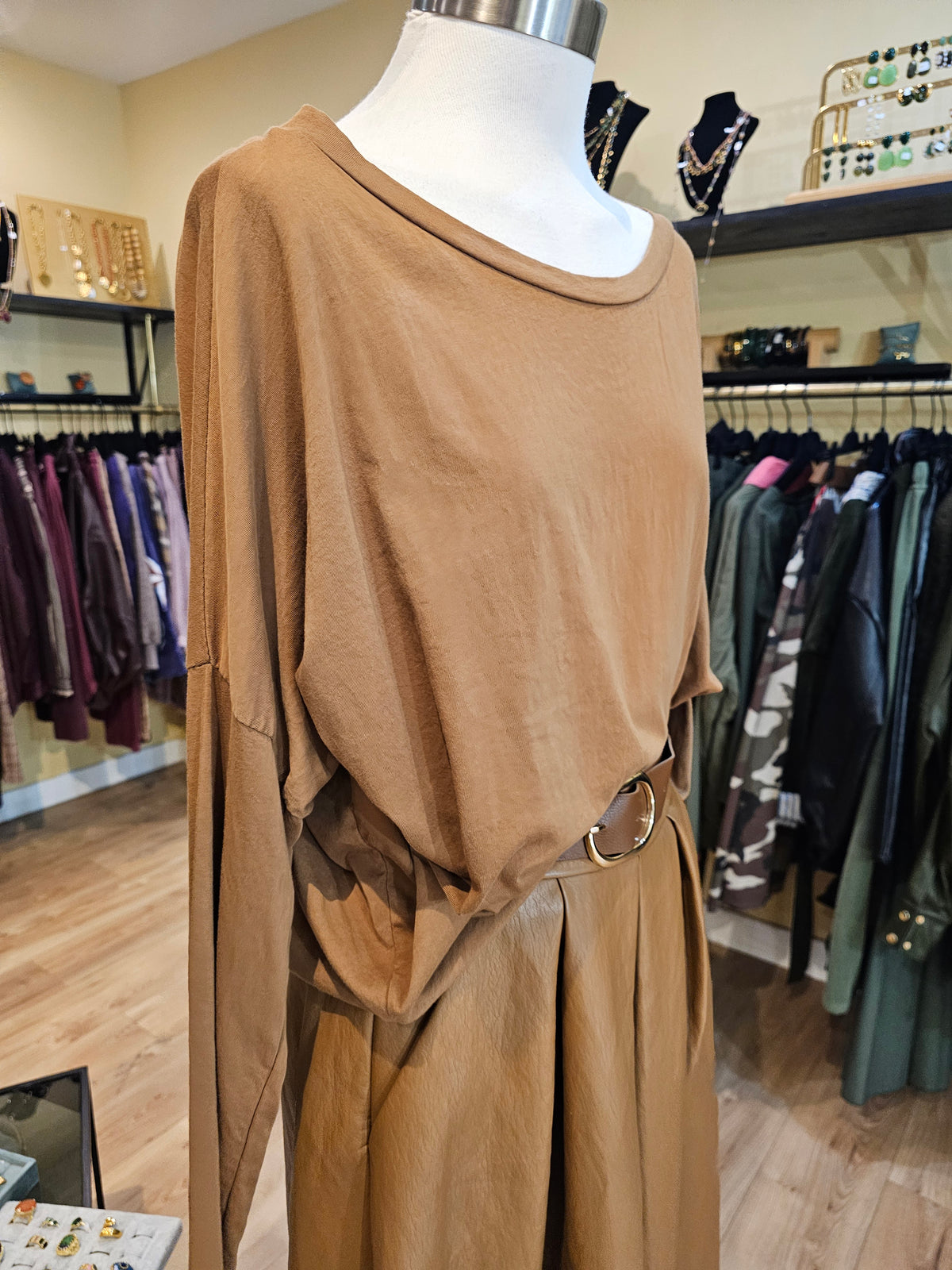 Tshirt biba camel Johanna Paris