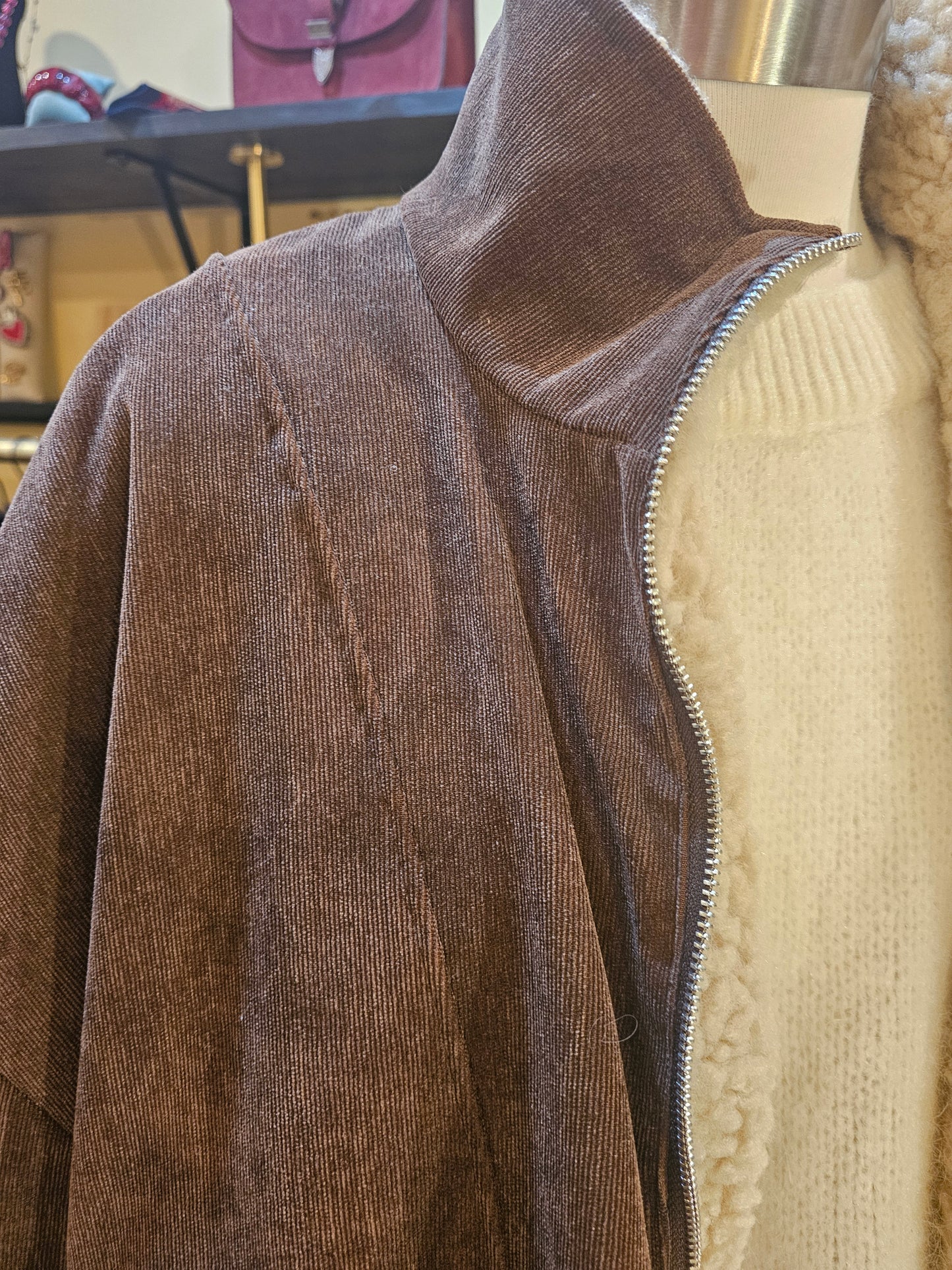 Blouson chocolat Johanna Paris