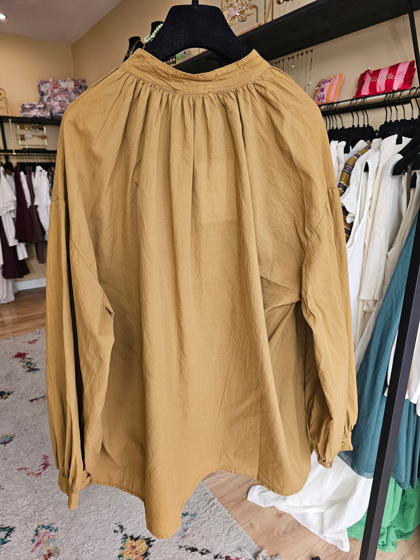 Blouse moutarde