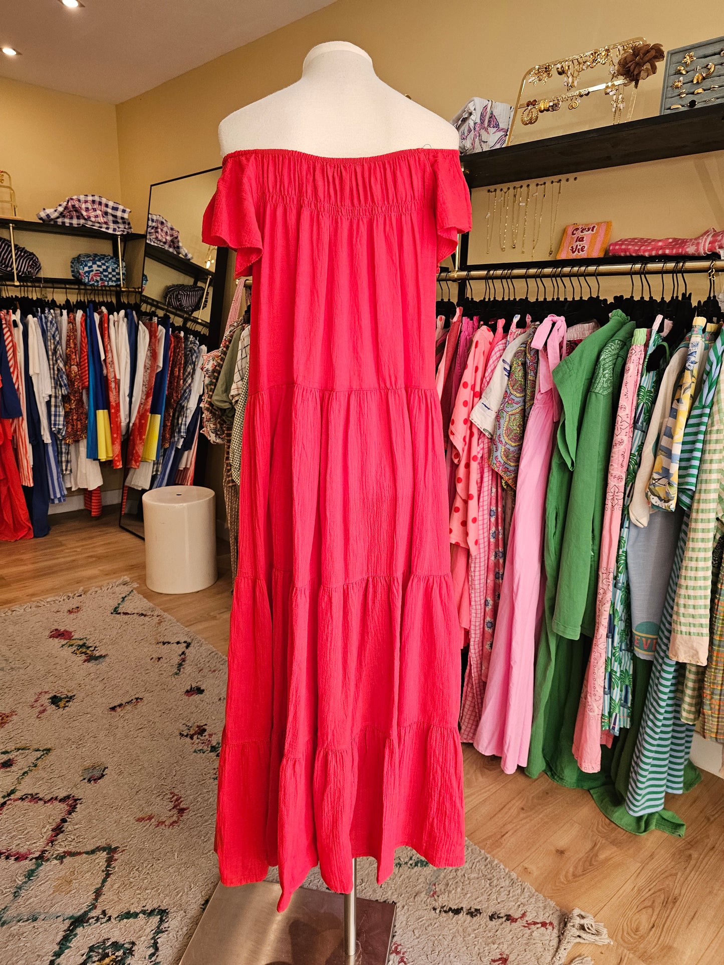 Robe rouge johanna paris