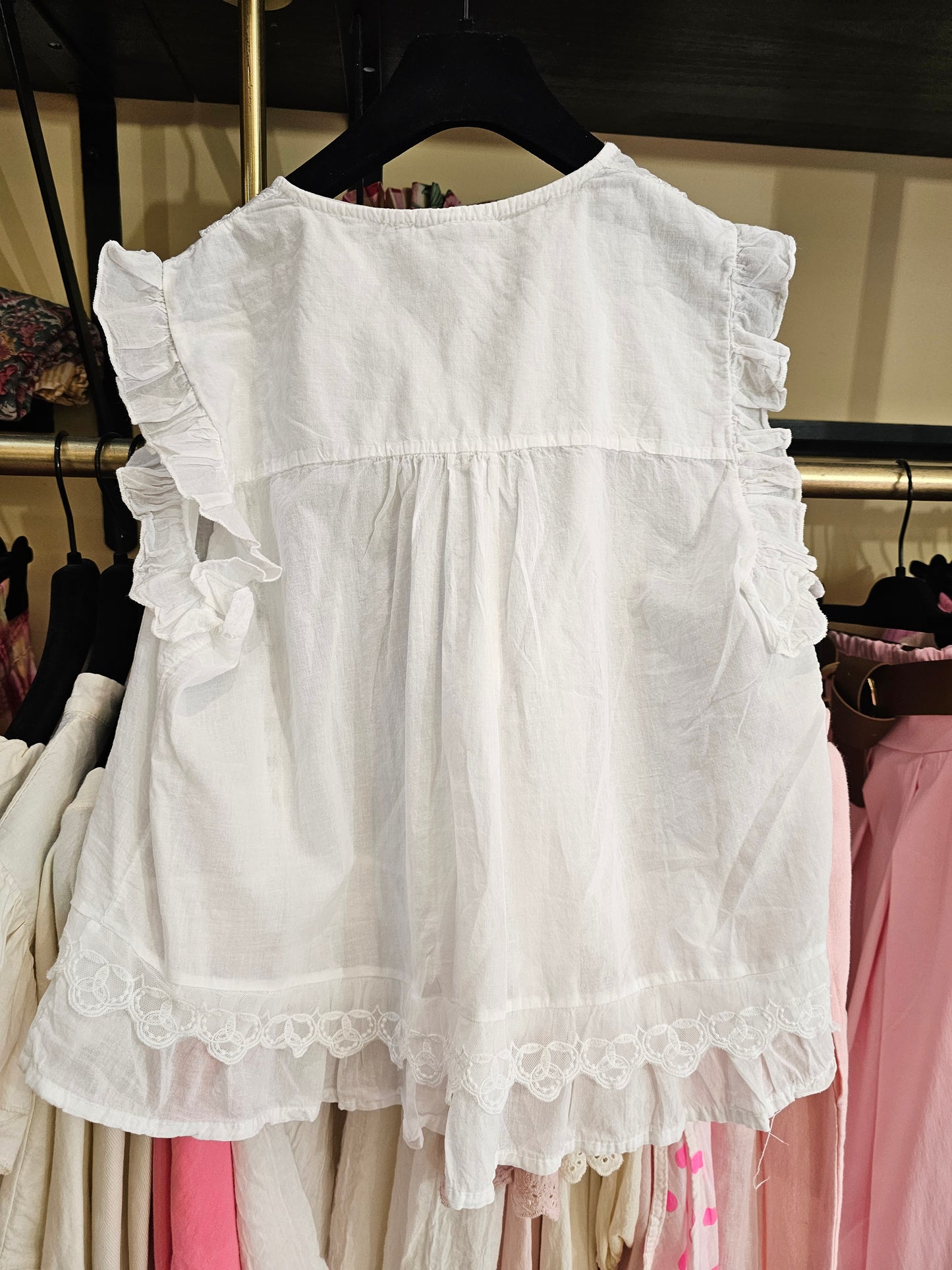 Top coton blanc Johanna Paris