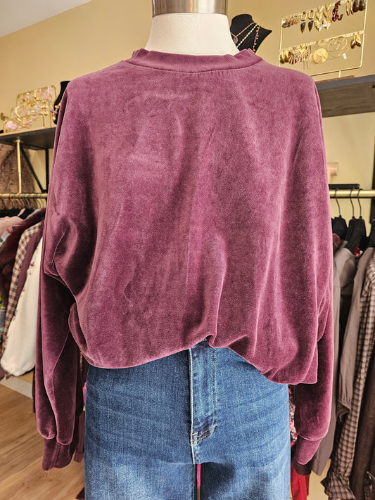 Sweat velours Johanna Paris