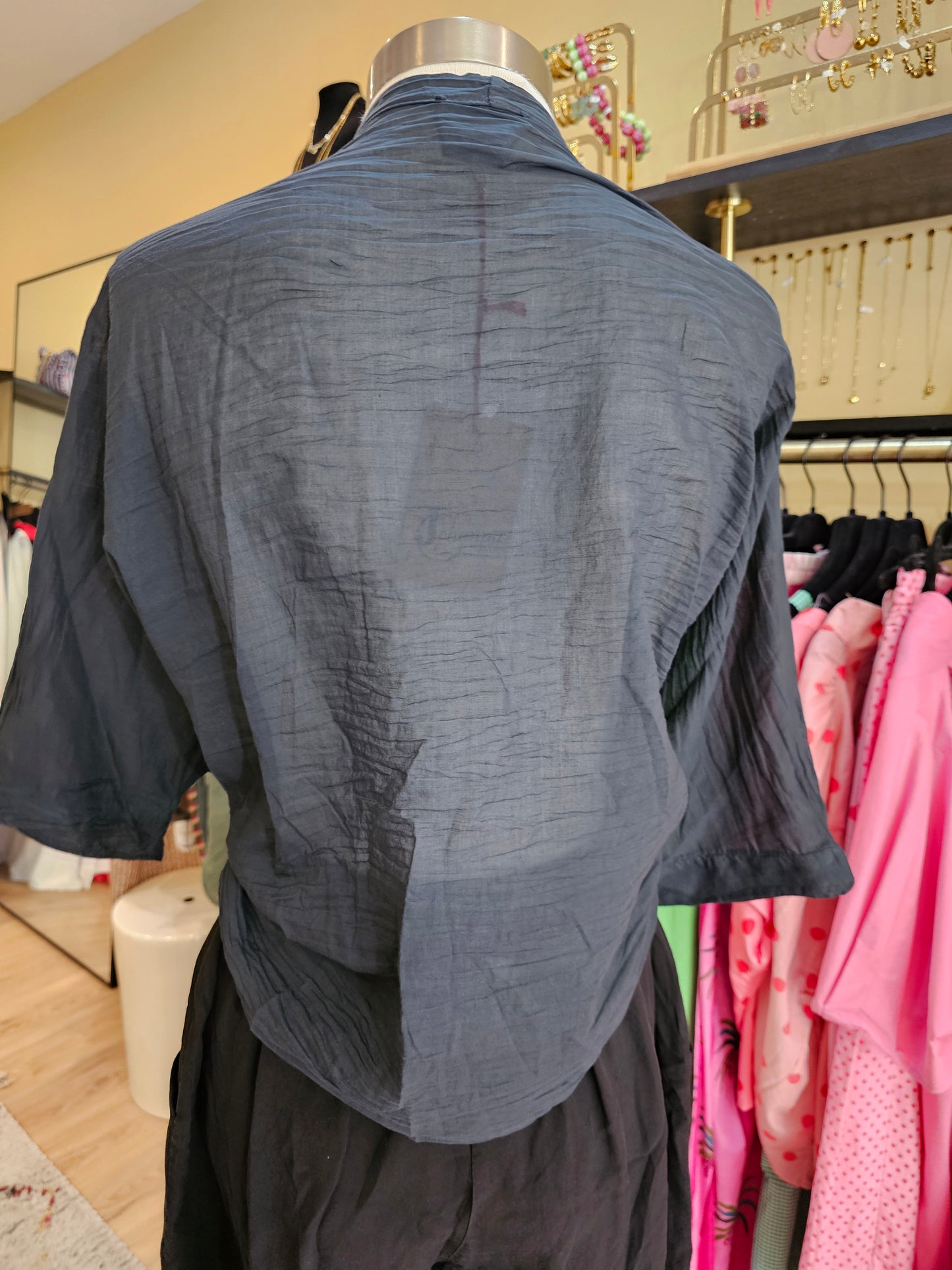 Chemise noire johanna paris