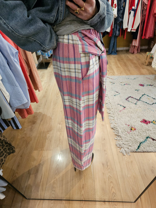 Pantalon à carreaux Johanna Paris