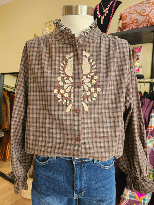 Chemise à carreaux