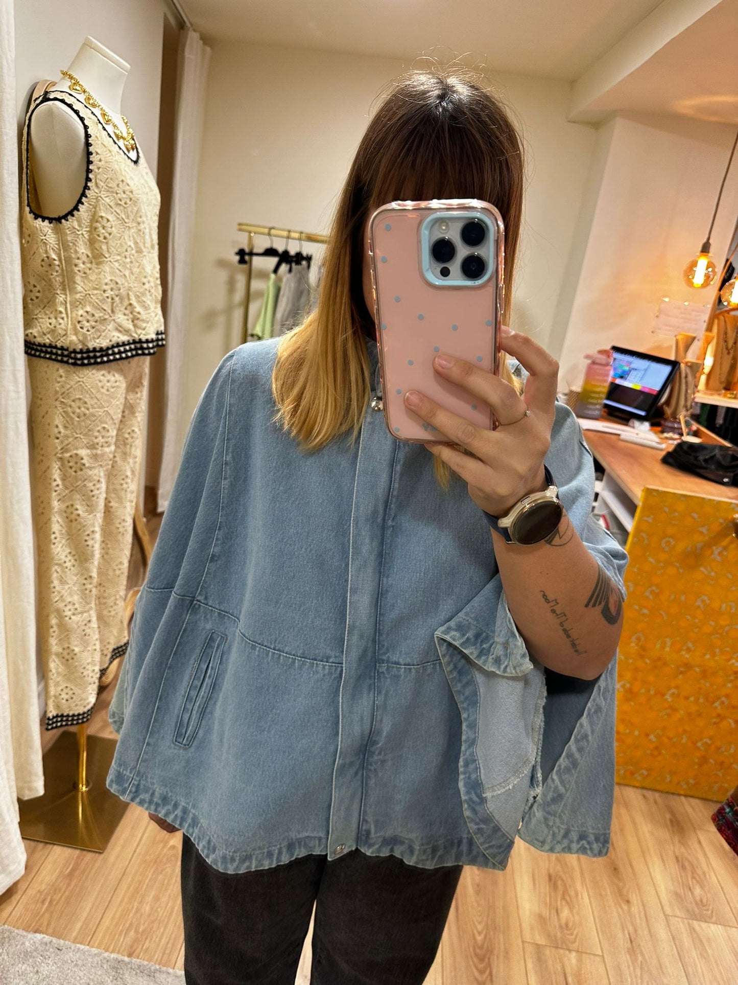Cape en jeans Johanna Paris