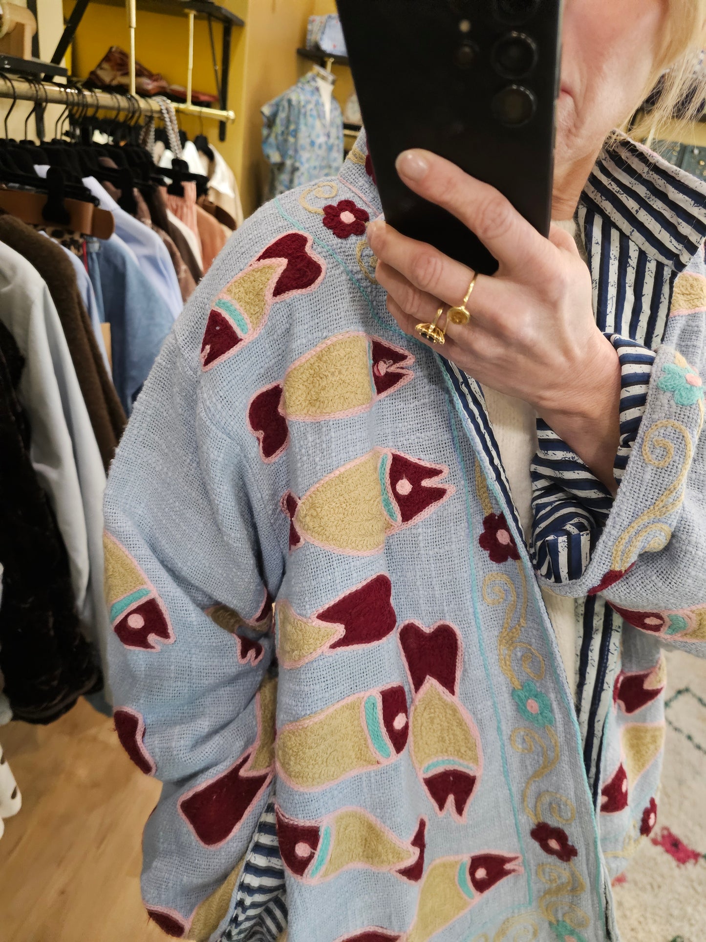 Veste brodée Johanna Paris