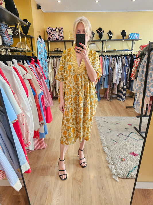 Robe tunique brodée