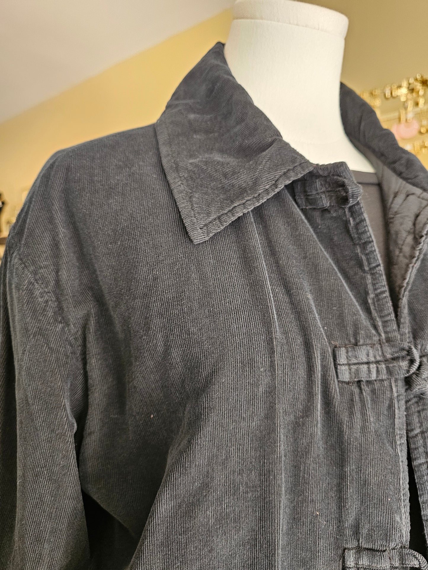 Veste en velours noire johanna paris