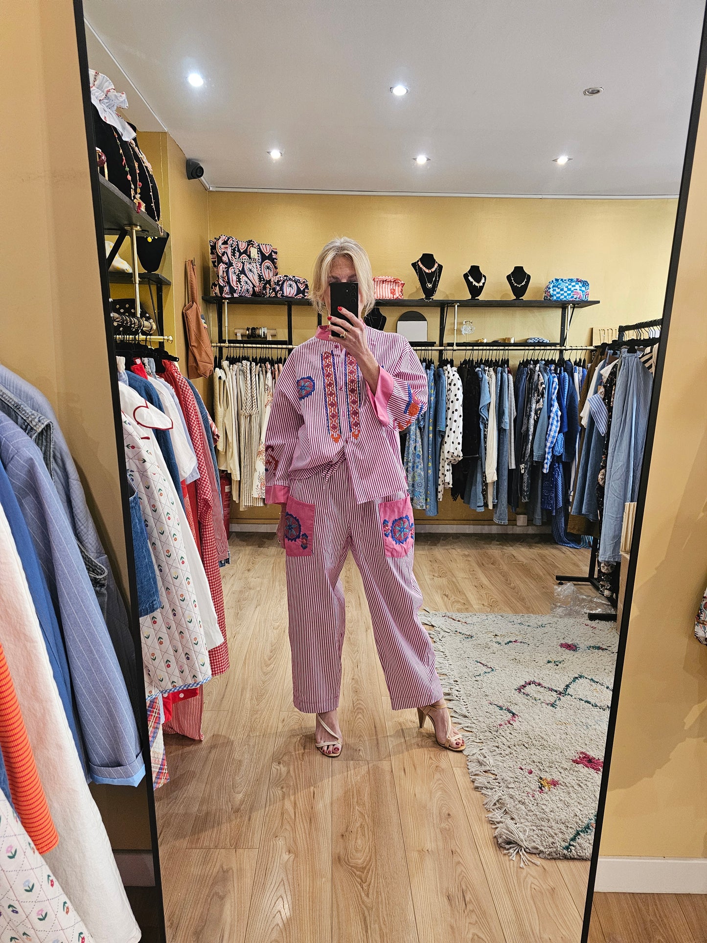 Pantalon brodé Johanna Paris
