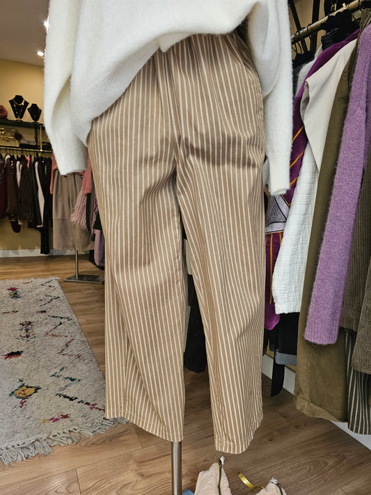 Pantalon magique rayé Johanna Paris