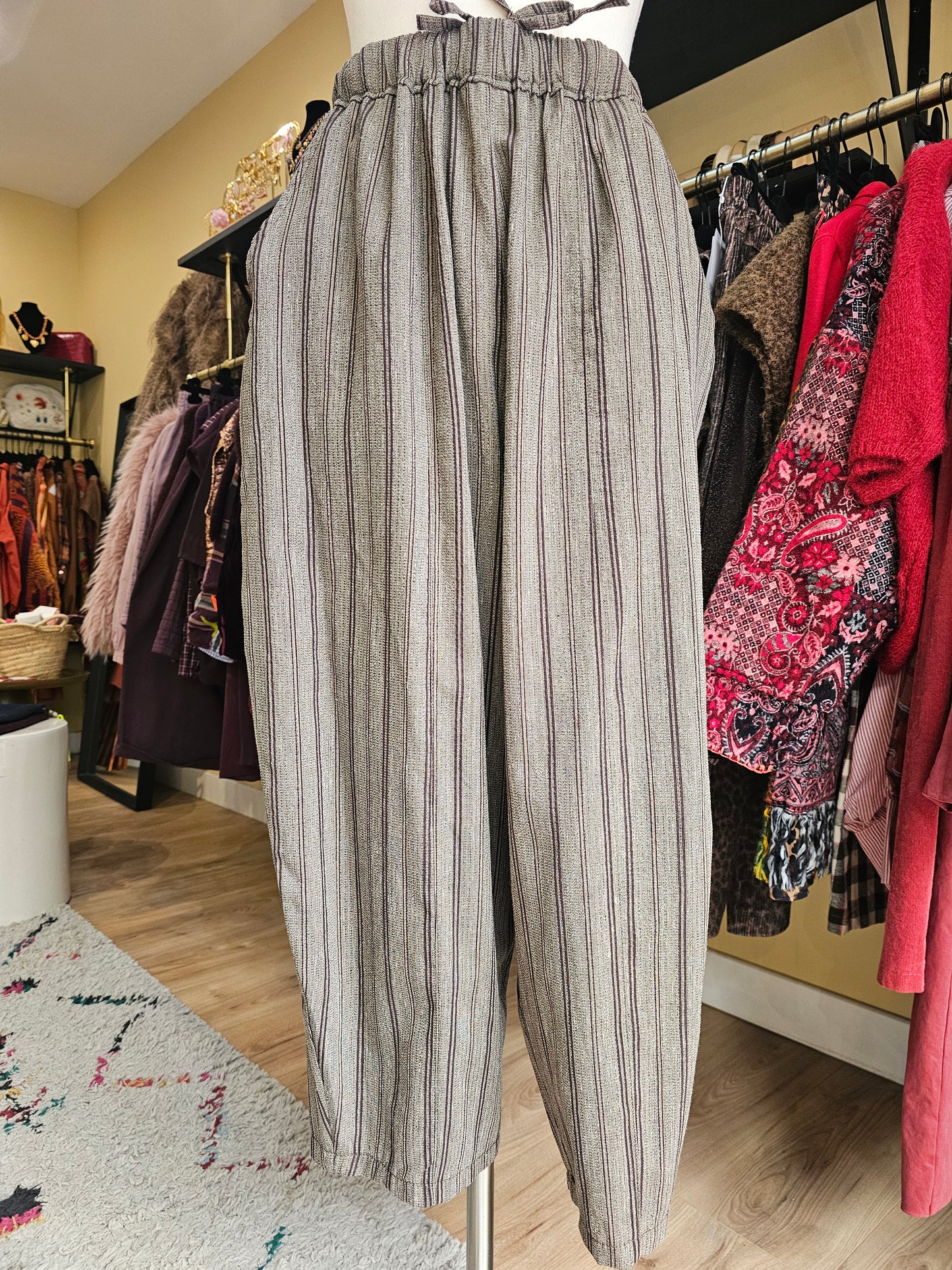 Pantalon rayé Johanna Paris