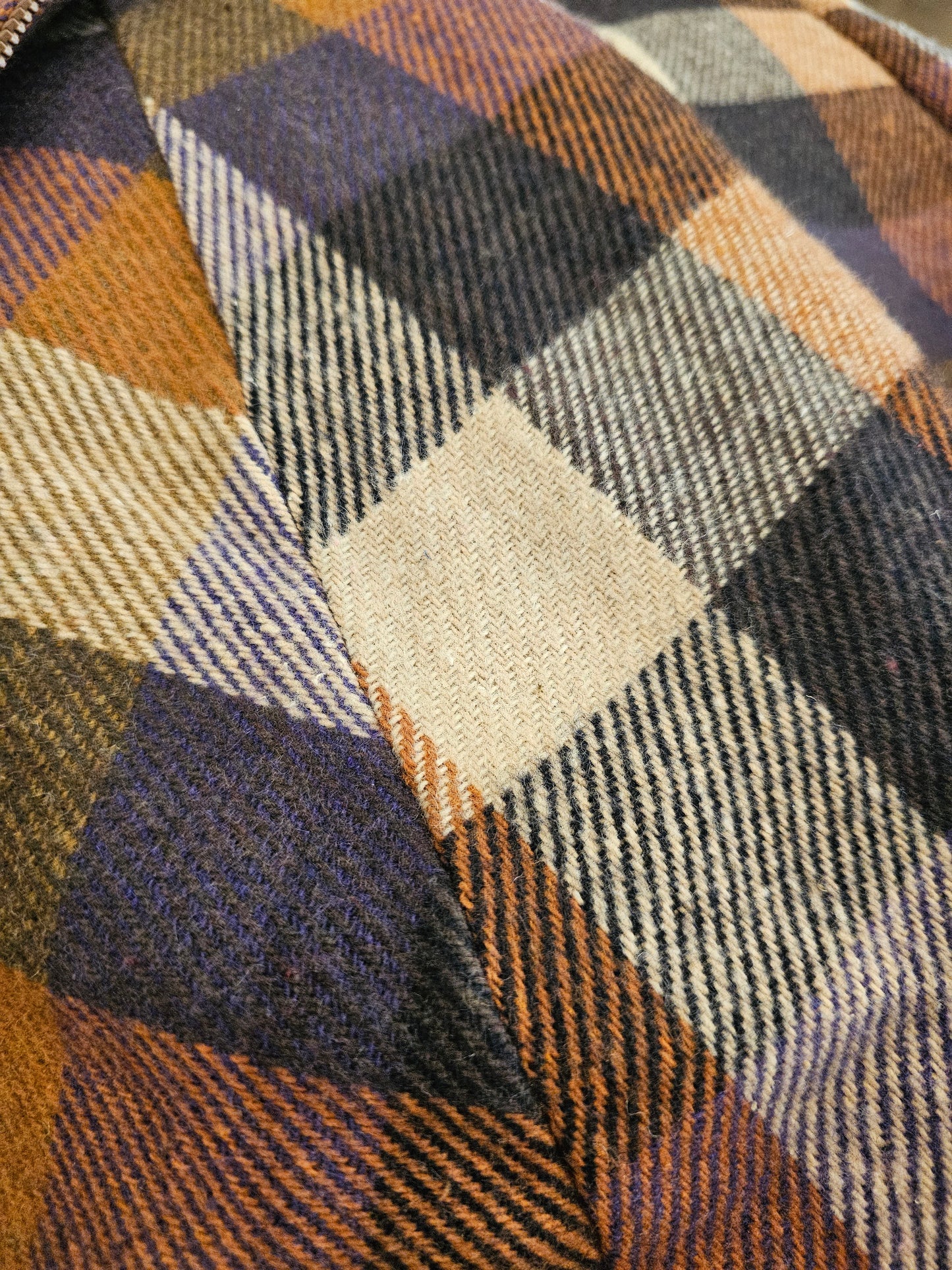 Blouson carreaux