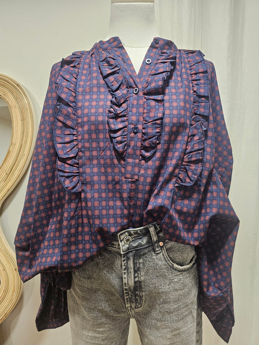 Blouse à volants Johanna Paris