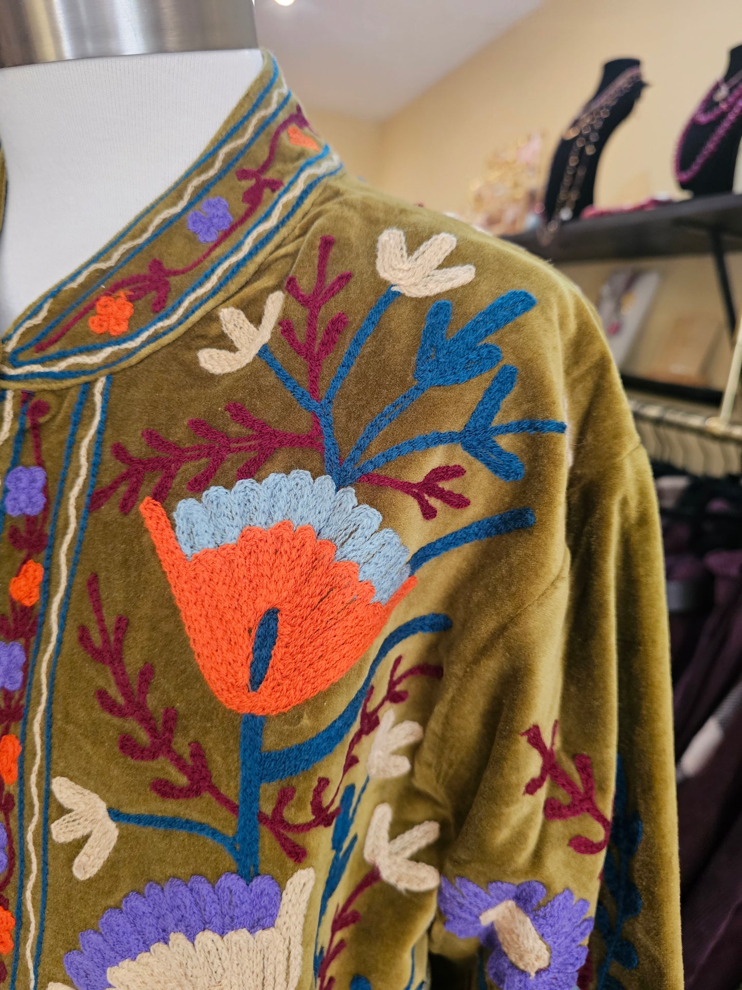 Veste brodée Johanna Paris