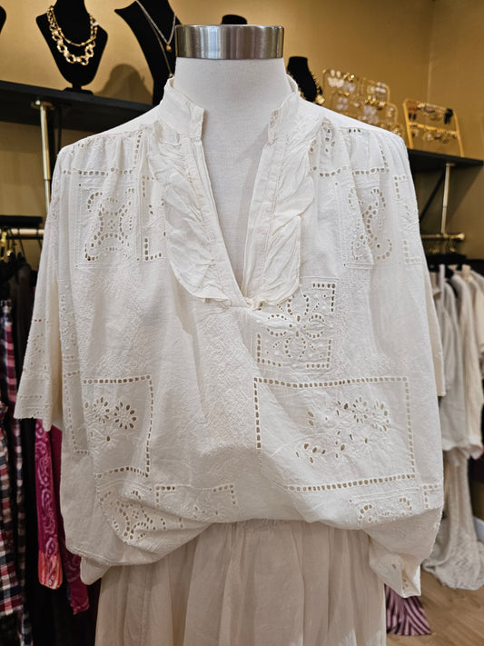 Top broderie anglaise johanna paris