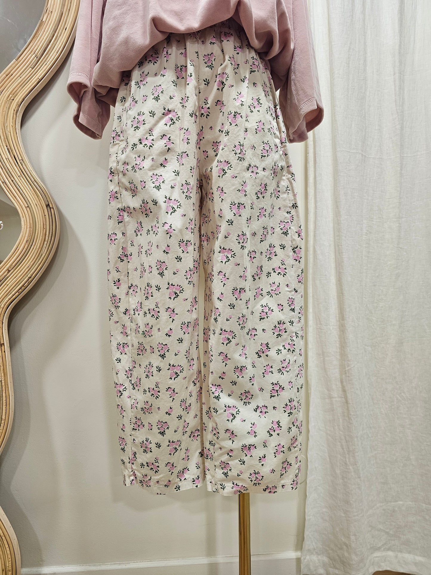Pantalon magique fleurs Johanna Paris