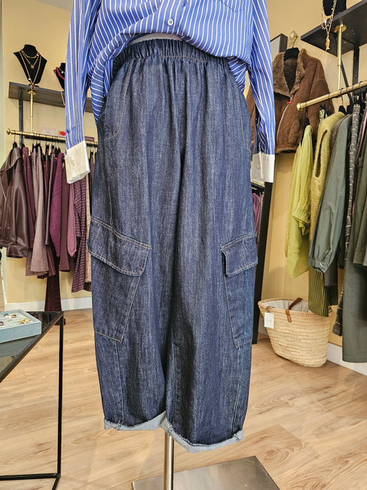 Pantalon magique cargo jeans Johanna Paris