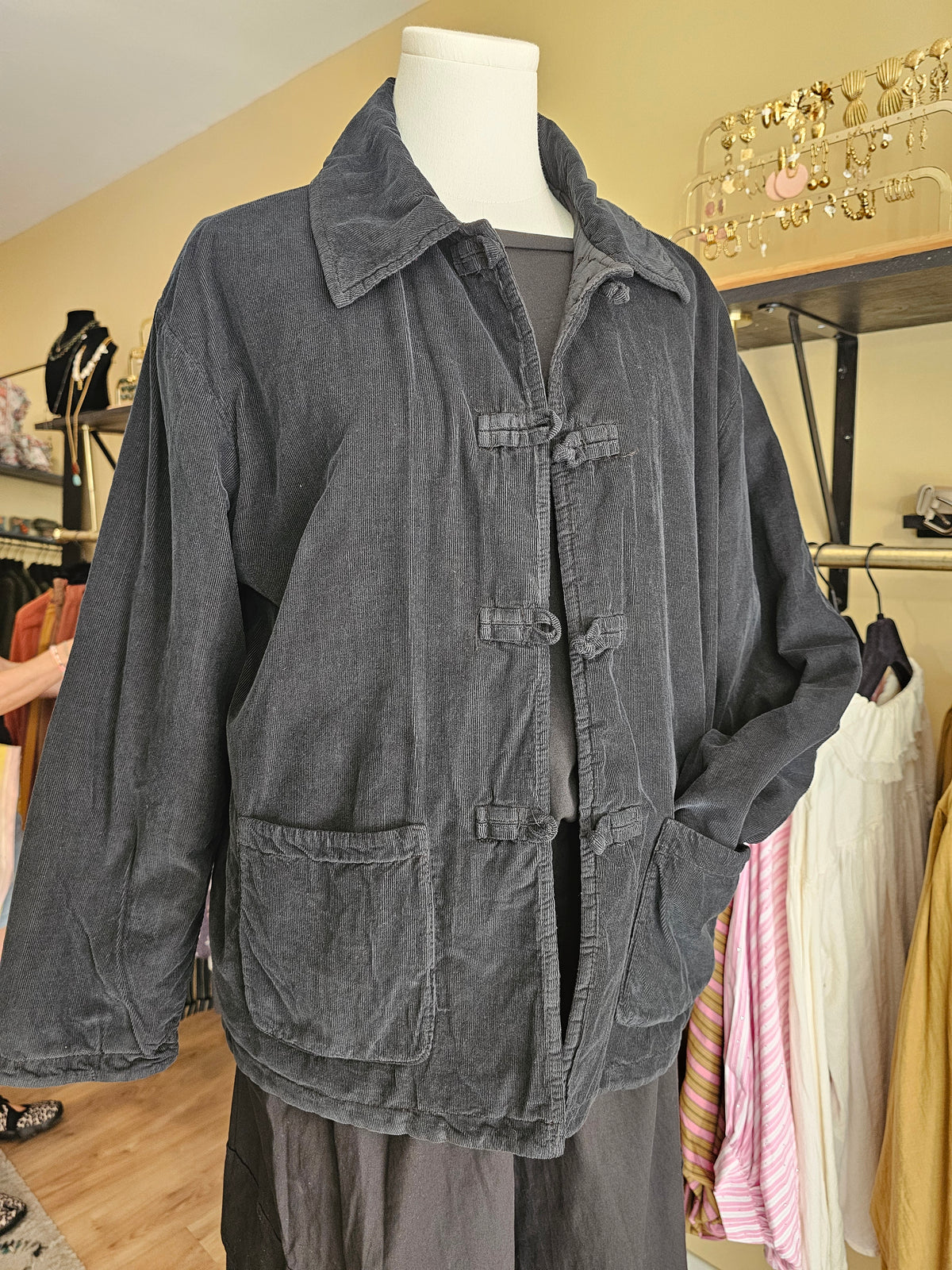 Veste en velours noire johanna paris