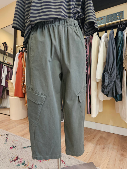 Pantalon cargo vert