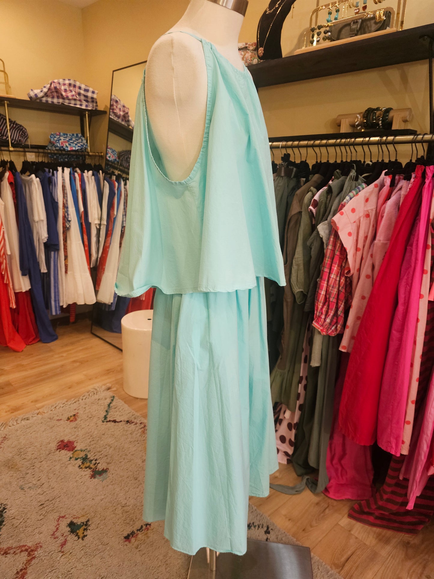 Top turquoise