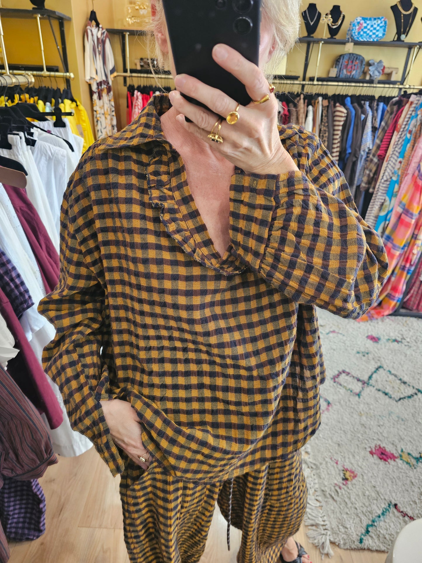 Blouse à carreau Johanna Paris
