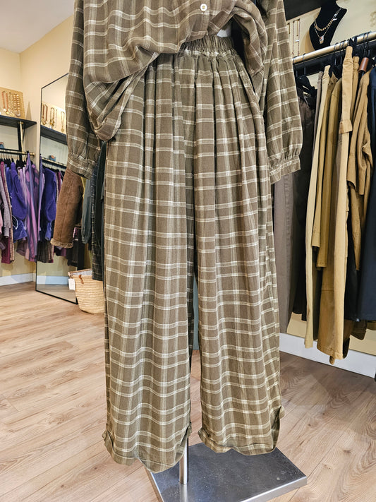 Pantalon à carreaux Johanna Paris