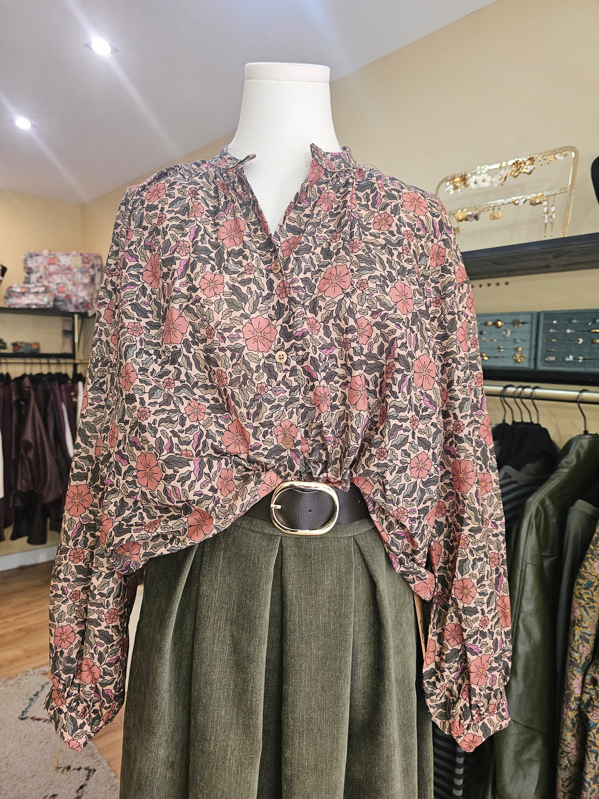 Chemise fleurie Johanna Paris