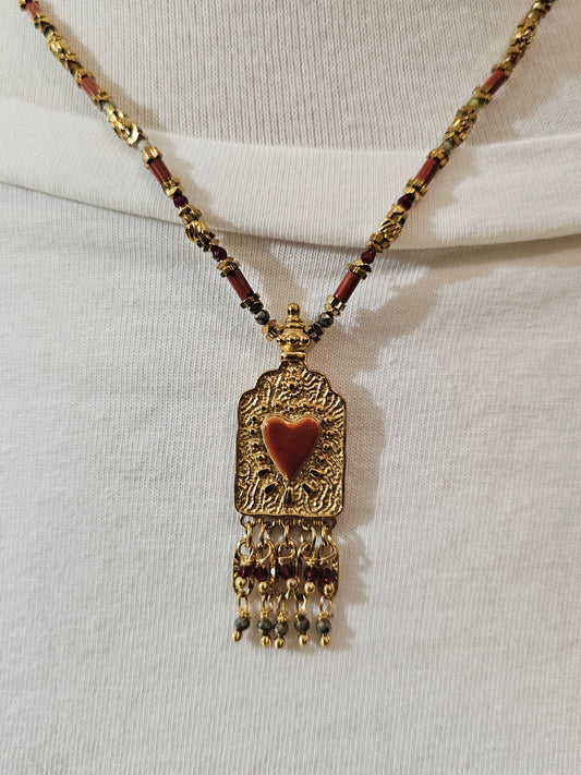 Collier pierres fines