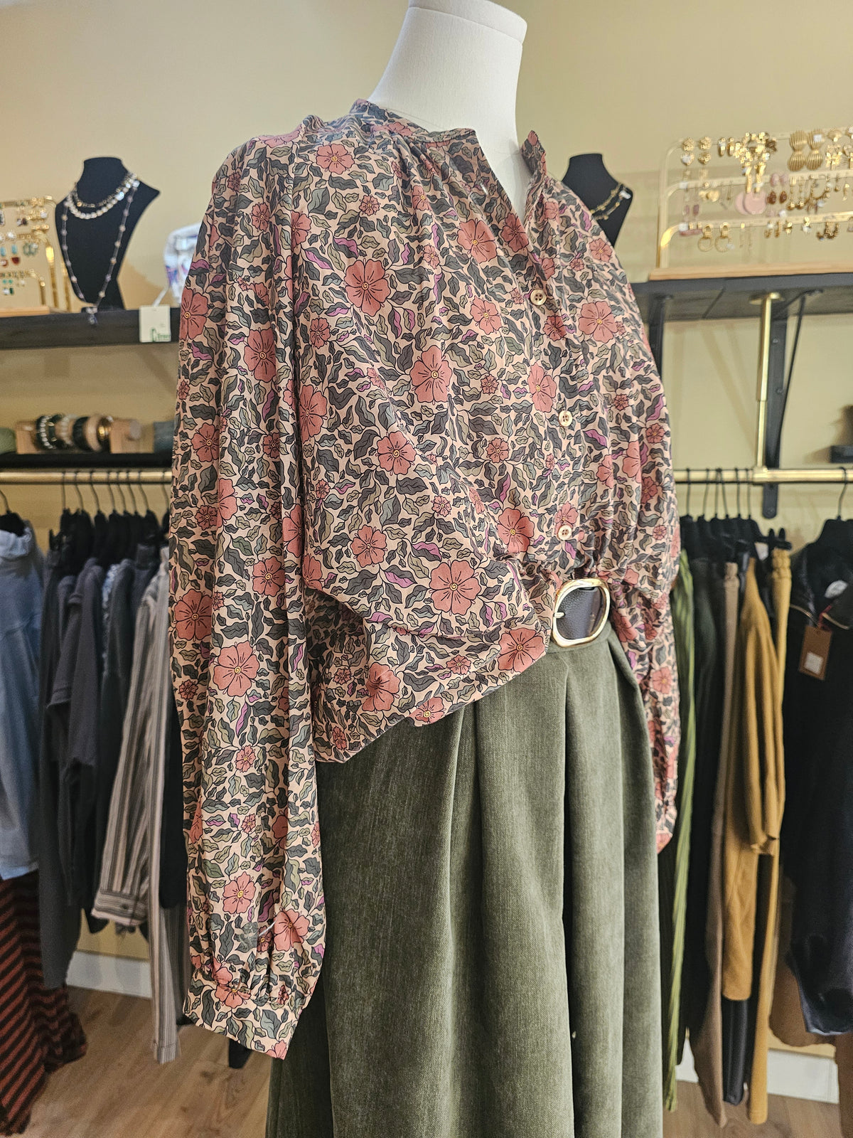 Chemise fleurie Johanna Paris