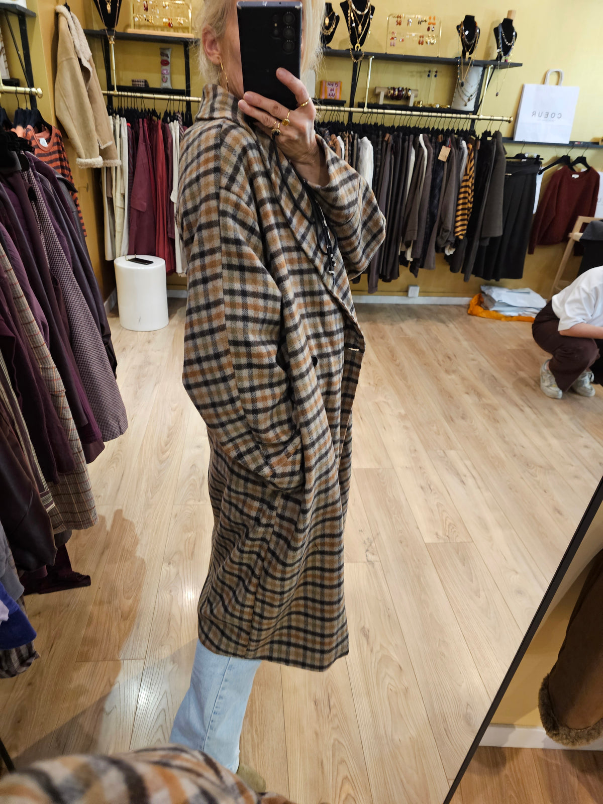 Manteau à carreaux Johanna Paris
