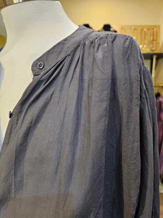 Chemise en eoton gris anthracite Johanna Paris