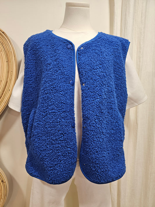 Gilet bleu roi