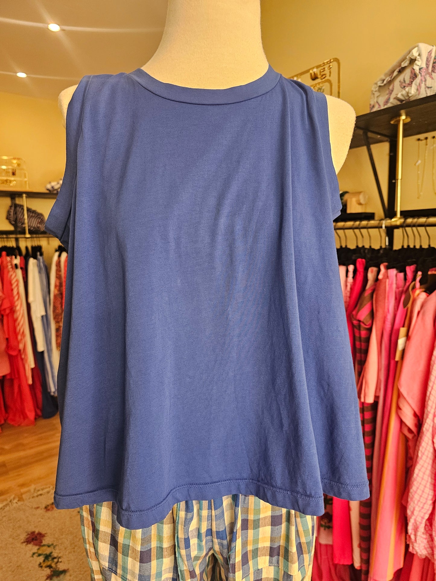 Top biba bleu roi johanna paris