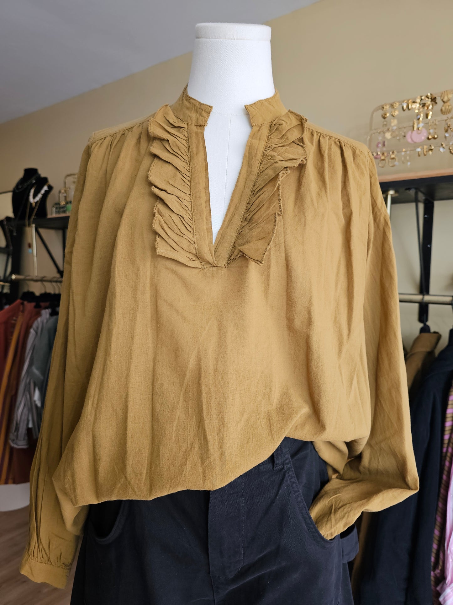 Blouse col à volant Johanna Paris
