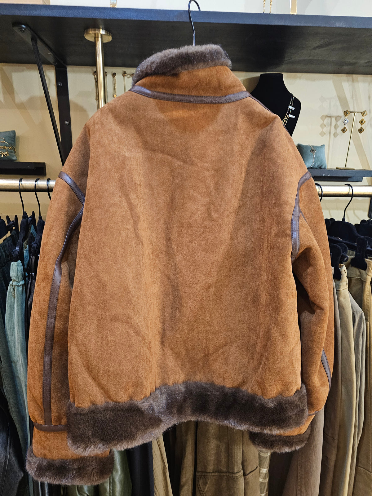 Blouson effet peau lainée Johanna Paris